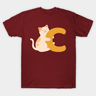 Animal alphabet C T-Shirt
